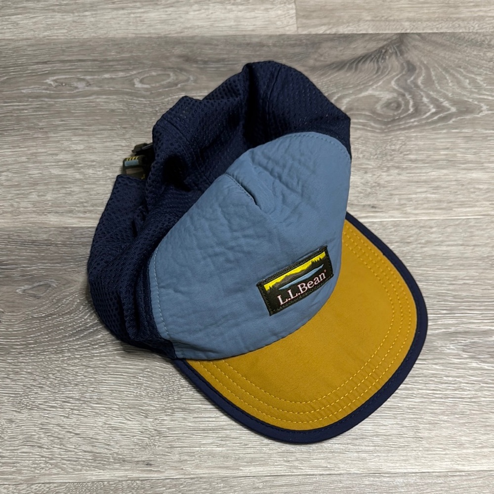 L.L. Bean Blue and Yellow Cap